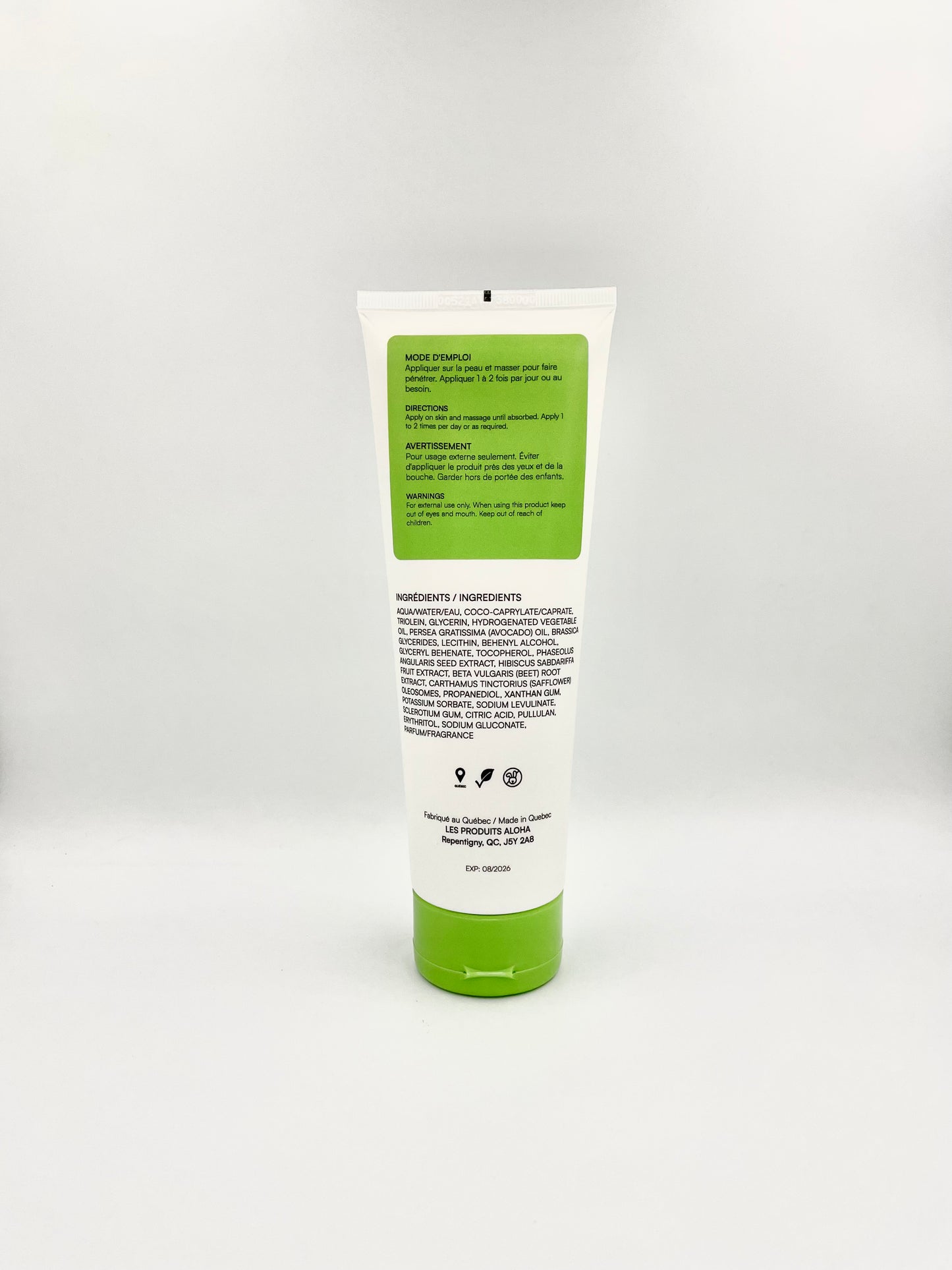 Crème hydratante 8oz