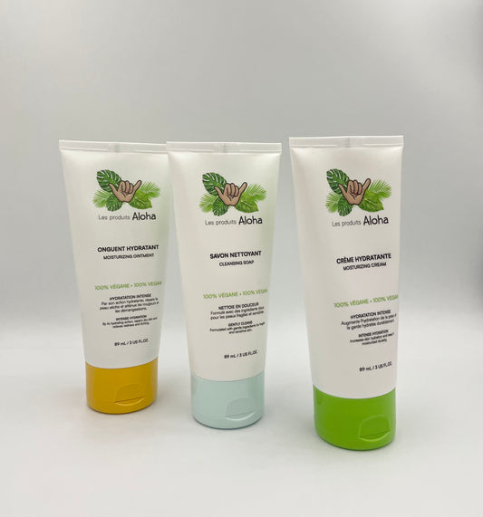 Trio Hydratation & Soin : Crème, Onguent et Savon Nettoyant