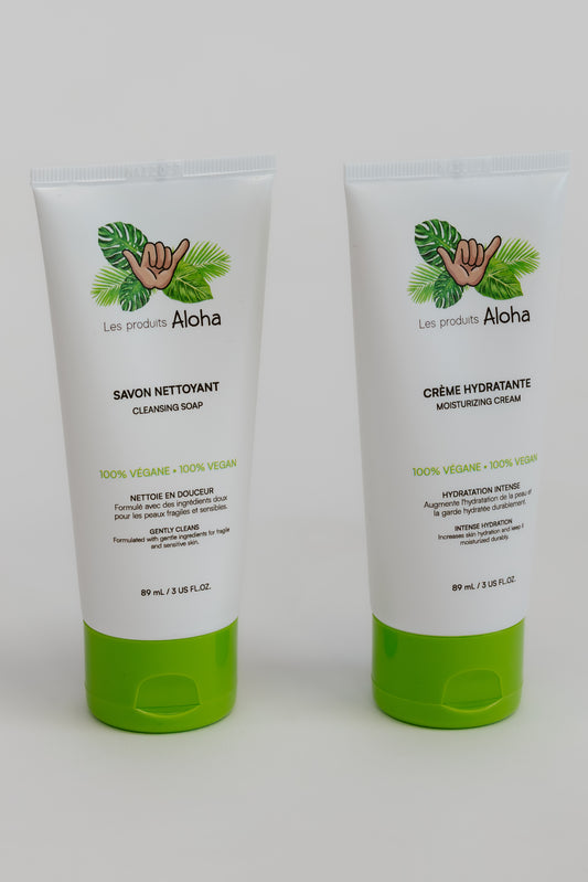 Duo Savon & Crème– Nettoyage et hydratation Intense