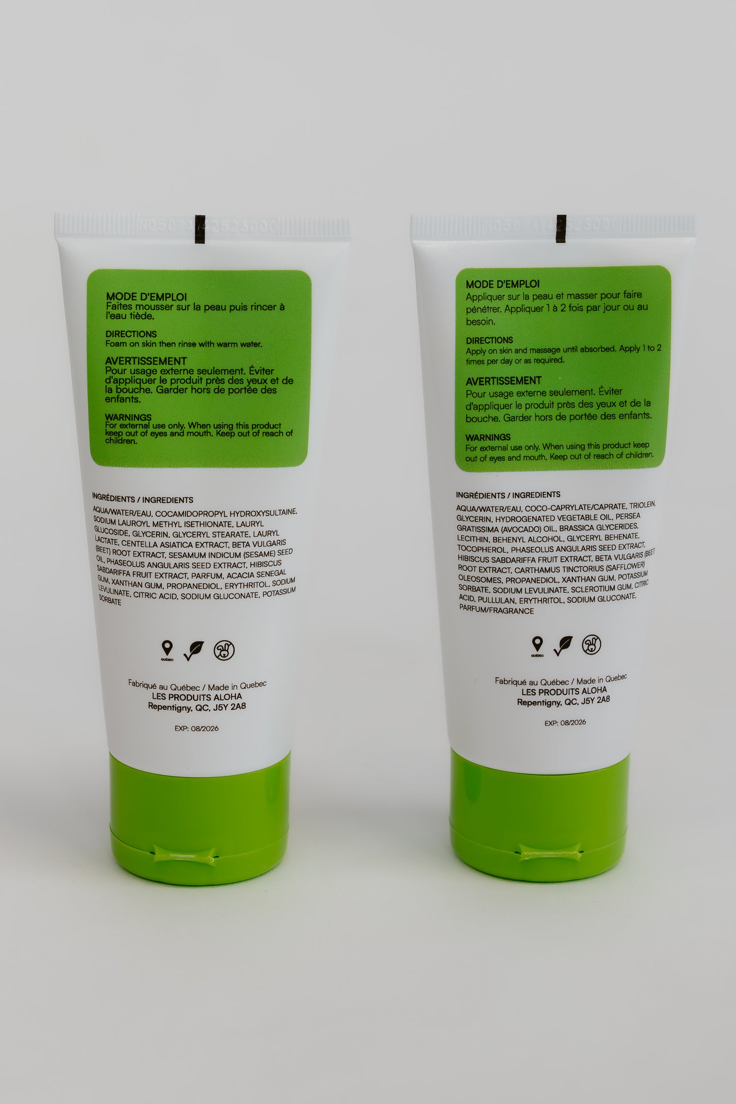 Duo Savon & Crème– Nettoyage et hydratation Intense